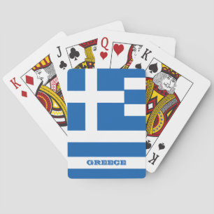 Juegos de la bandera griega, cartas de juego en Gr