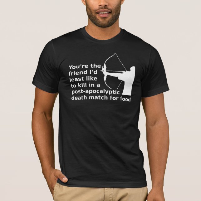 Juegos de la camiseta divertida del hambre (Anverso)