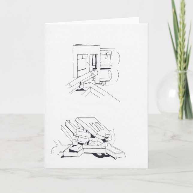 Juegos de la construcción con cartas Tarjeta de di (Anverso)