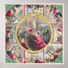 Juegos de mesa de vintage - Impresión artística