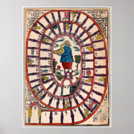 Juegos de mesa de vintage - Impresión artística