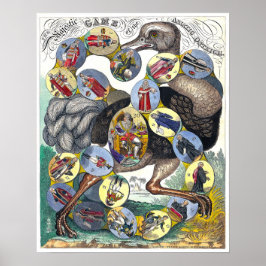 Juegos de mesa de vintage - Impresión artística