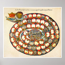 Juegos de mesa de vintage - Impresión artística