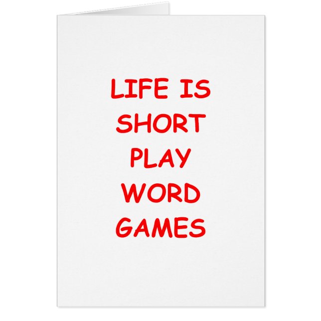 juegos de palabra (Frente)