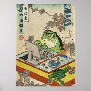 Juegos De Pc De Rana, Arte De Rana Ukiyo-e, Rana