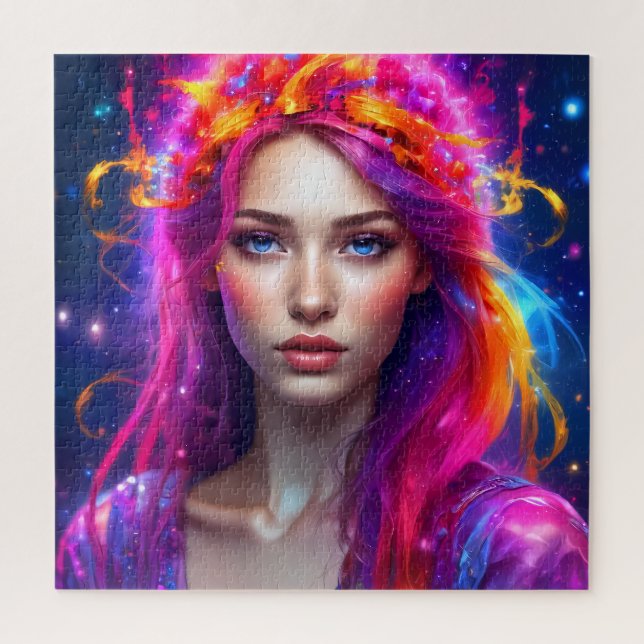 Juegos de rompecabezas de un retrato de Chicas (Vertical)