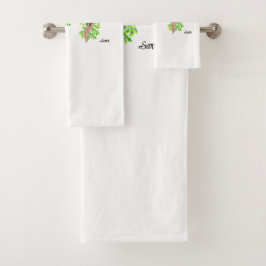 Juegos de toallas : Aves exóticas 