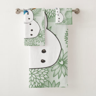 Juegos de toallas de baño para navidades, hombre d