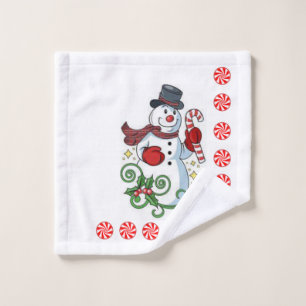 Juegos de toallas de baño para navidades, hombre d