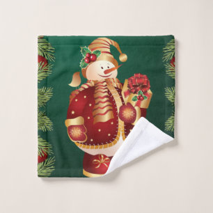 Juegos de toallas de baño para navidades, hombre d