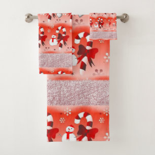 Juegos de toallas de baño para navidades, hombre d