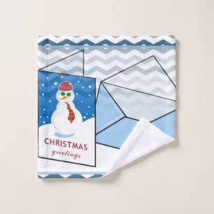 Juegos de toallas de baño para navidades, hombre d