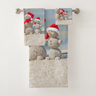 Juegos de toallas de baño para navidades, hombre d