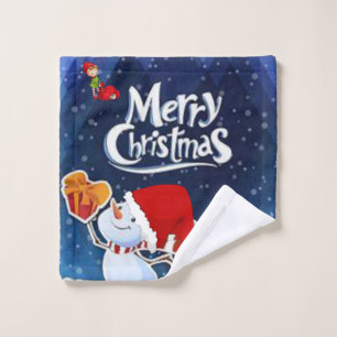 Juegos de toallas de baño para navidades, hombre d