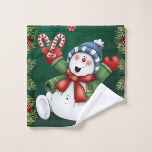Juegos de toallas de baño para navidades, hombre d