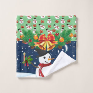 Juegos de toallas de baño para navidades, hombre d