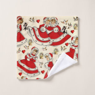 Juegos de toallas de baño para navidades, hombre d