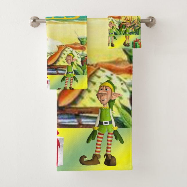 Juegos de toallas de baño para navidades, Summer B (In situ)