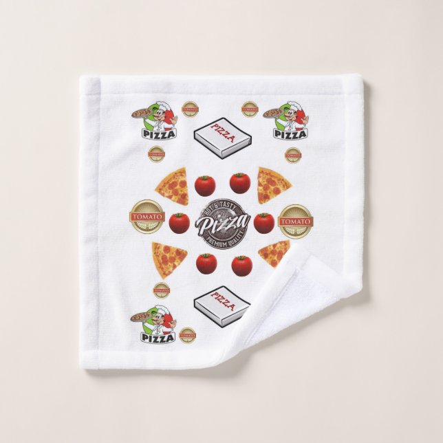 Juegos de toallas de baño Pizza (Toallita)
