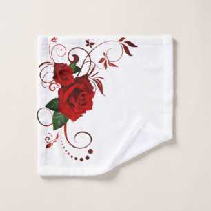 Juegos de toallas de baño Red Rose