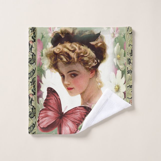 Juegos de toallas de baño verde victoriano (Toallita)