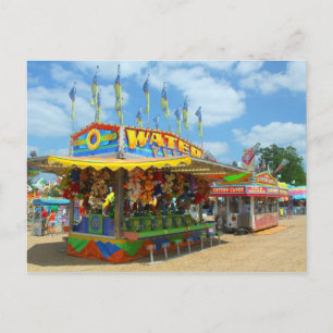 Juegos en la postal de la Feria del Carnaval del C