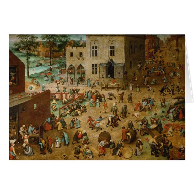Juegos infantiles de Pieter Bruegel, el anciano (Anverso (Horizontal))