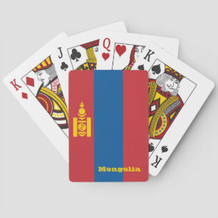 Juegos mongoles de bandera, cartas de juego de Mon