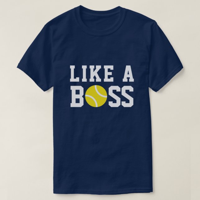 Juegue como una camiseta del tenis de Boss para (Diseño del anverso)