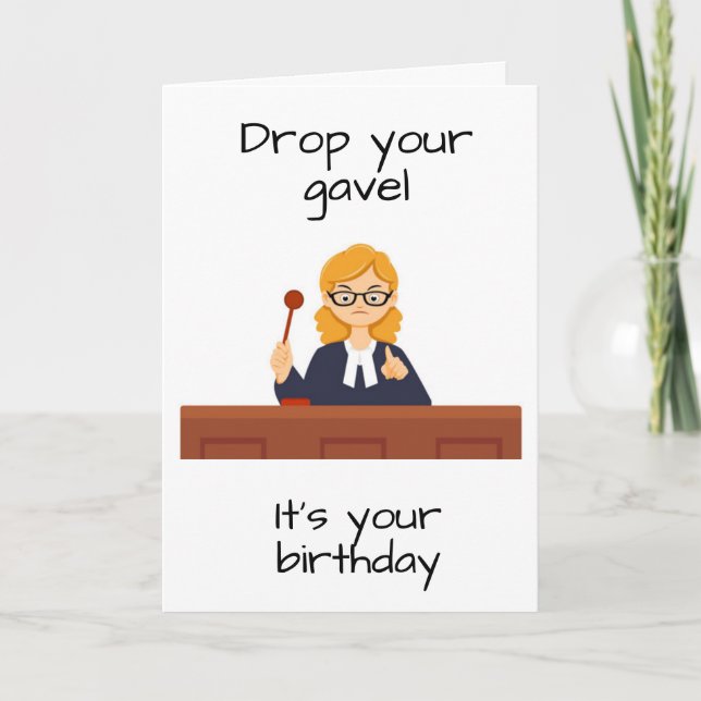 **JUEZ** CELEBRA LA TARJETA DE "CUMPLEAÑOS" (Anverso)