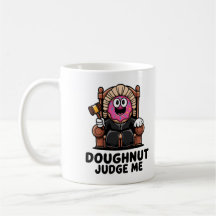 Juez de nogal me cute café taza para el amante del