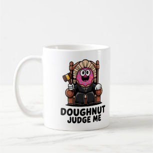 Juez de nogal me cute café taza para el amante del