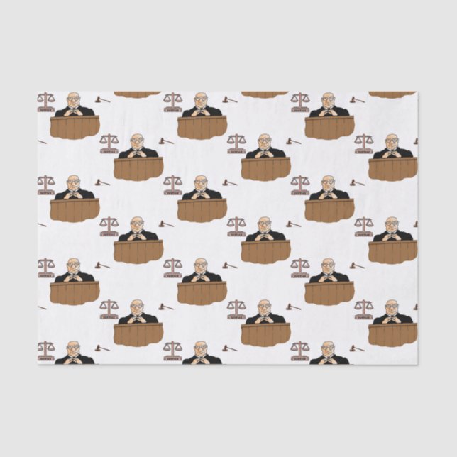 Juez de Papel de Tejido Decorativo (Anverso)