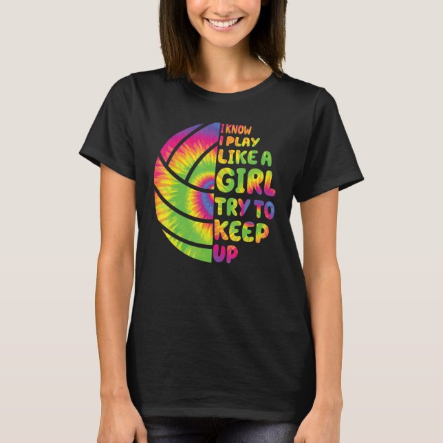 Jugador adolescente de voleibol Chica camiseta gra (Anverso)