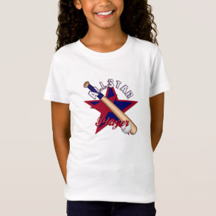 Jugador Allstar, Jugador De Balas Chicas Camiseta 