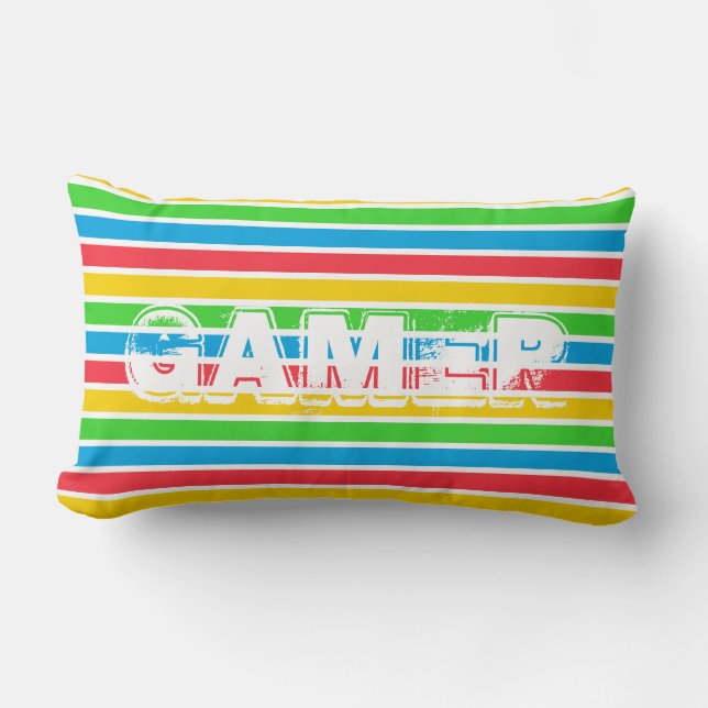 Jugador: almohada lumbar de 13" x 21" (Anverso)