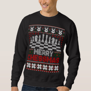 Jugador de ajedrez, Navidades de navidad, suéter f