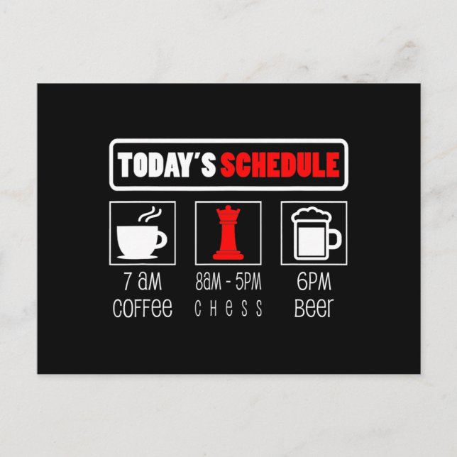 Jugador de ajedrez | Programa De Coffee Chess De H (Anverso)