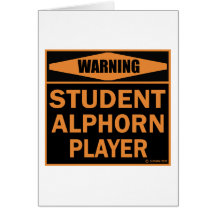 Jugador de Alphorn Estudiantil