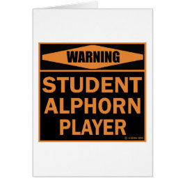 Jugador de Alphorn Estudiantil