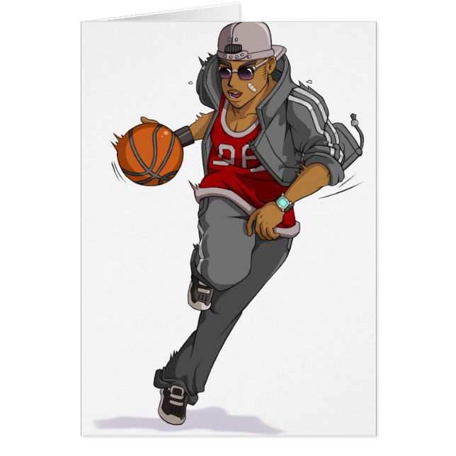 Jugador de baloncesto de Manga (Frente)
