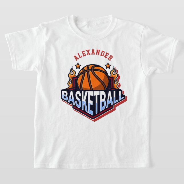 Jugador de baloncesto personaliza la camiseta (Distribución)