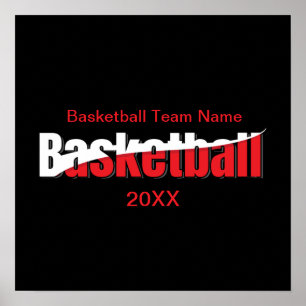 Jugador de baloncesto Resumen de Swish - Arte de W