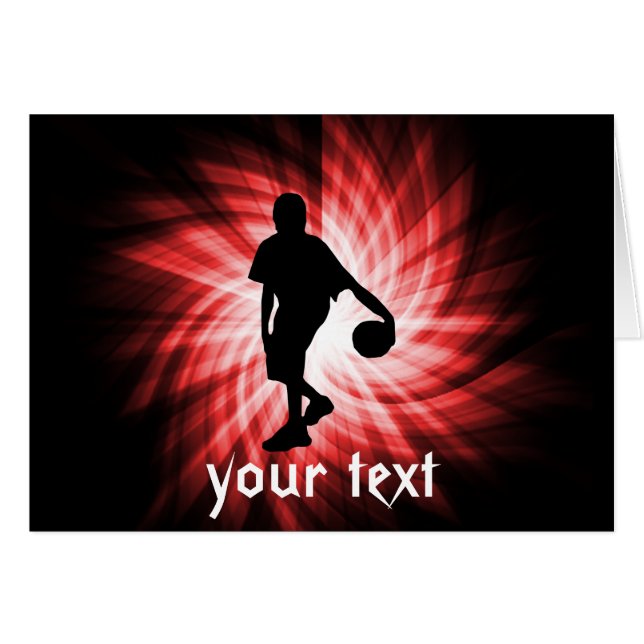 Jugador de baloncesto, rojo (Anverso (Horizontal))