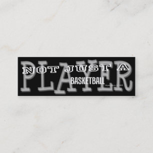 Jugador de baloncesto - Tarjeta personal de medios