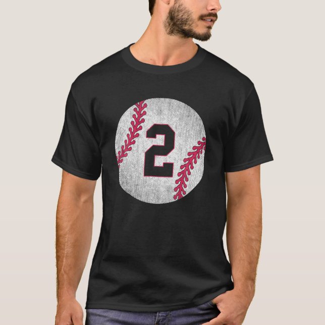 Jugador De Béisbol Segundo Cumpleaños Jersey De Bé (Anverso)