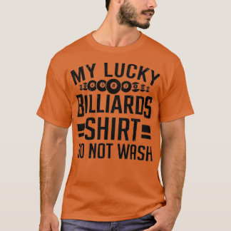 Jugador de billar Mi Afortunada Camisa De Billar N