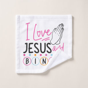 Jugador de Bingo Jesús Fe Católica Yo Amo a Jesús