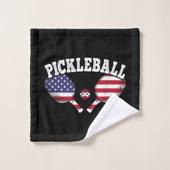 Jugador de bolas de futbol de bandera estadouniden (Toallita)