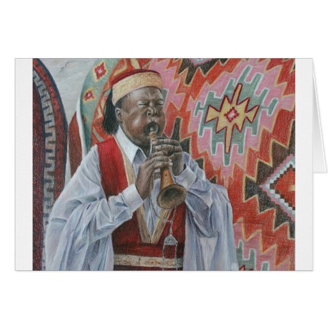 Jugador de cuerno (Anverso (Horizontal))